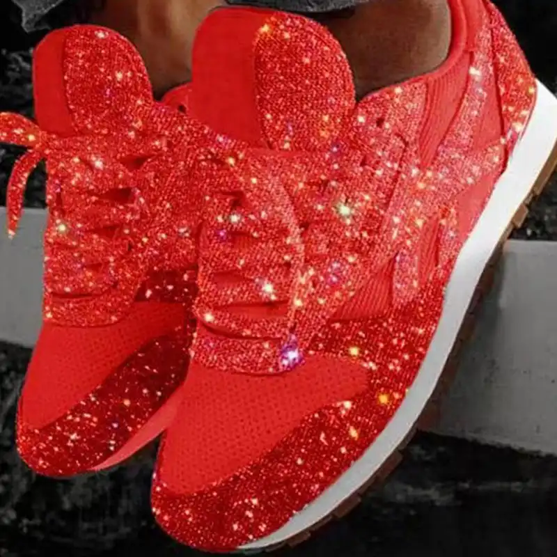 sparkly platform shoes