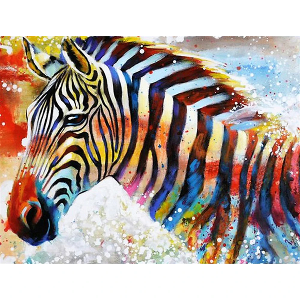 AZQSD-5D-Diamond-Painting-Animal-Full-Square-Drill-DIY-Needlework-Picture-Rhinestones-Diamond-Mosaic-Zebra-Decor