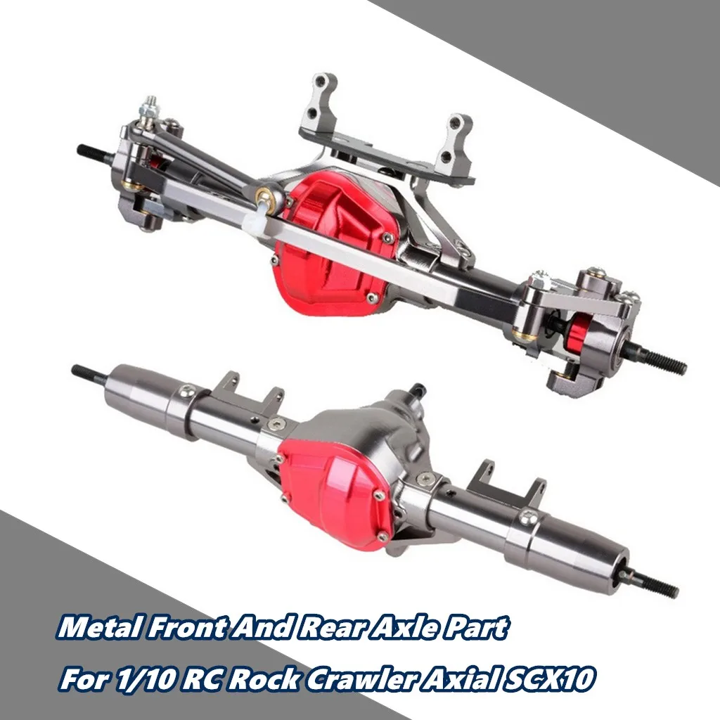Металлическая передняя и задняя ось для 1/10 Rc Rock Crawler Axial Scx10 90046 90047 аксессуары для Дронов Rc запчасти