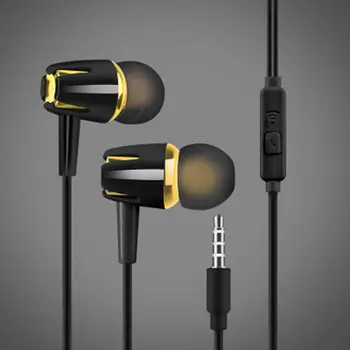 

In Ear Earphone Running Sports Earphone Wired Earplug Headset with Microphone for Android for IOS