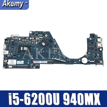 

For HP 14-AL Laptop Motherboard 855834-601 855834-001 DAG31AMB6D0 With SR2EY i5-6200U CPU 940MX 2GB GPU
