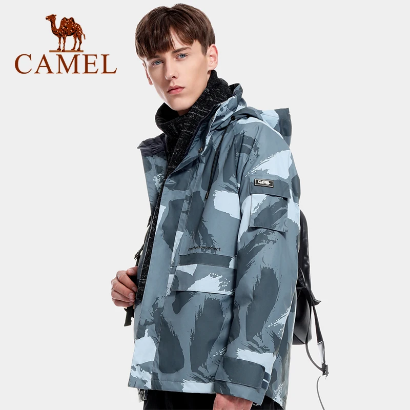 CAMEL Camouflage Jacket Men Three-in-one Detachable Polar Fleece Liner Windproof and Waterproof Tide Brand Printed Jacket
CAMEL Camouflage Jacket Men Three-in-one Detachable Polar Fleece Liner Windproof and Waterproof Tide Brand Printed Jacket
