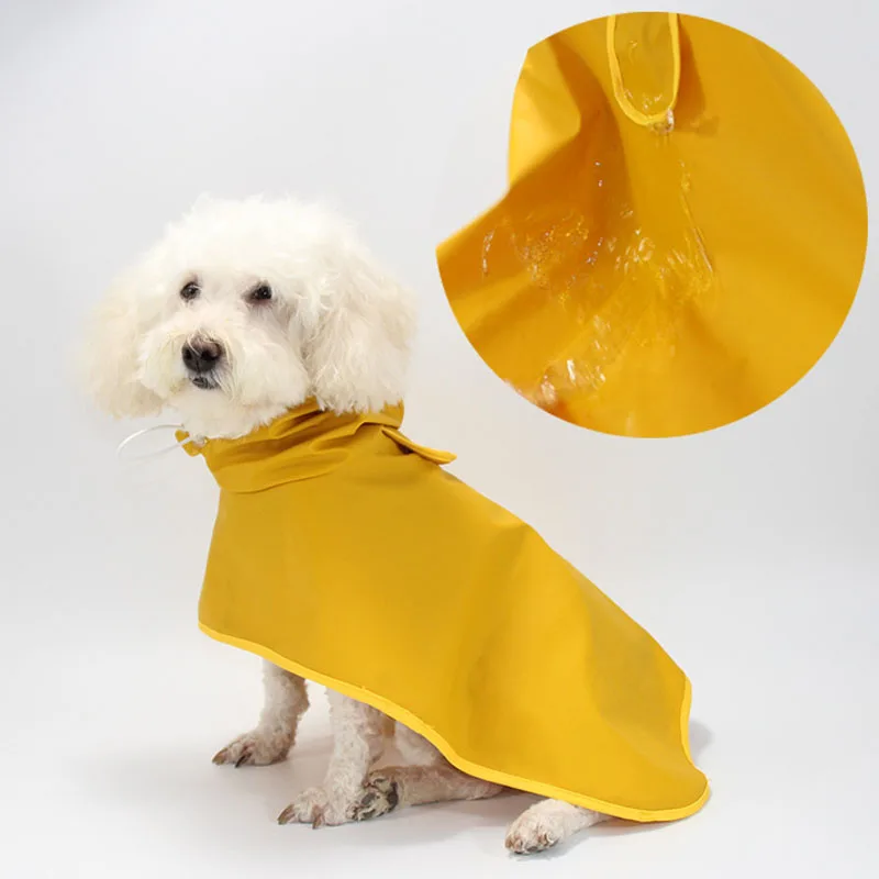 Pet Dog Raincoat Waterproof Dog Rain Coat For Small Large Dogs