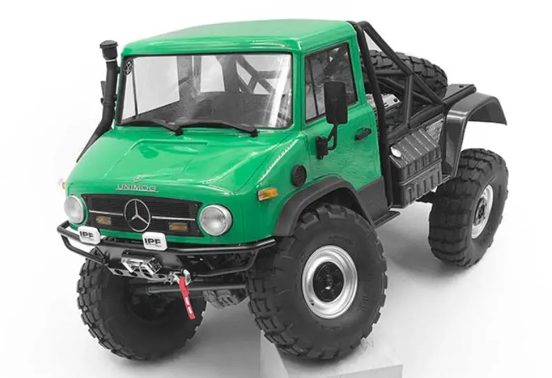 Осевой SCX10 90075 UMG10 unimog металлический ранчо передний бампер со светодиодными лампами или лебедкой набор опционально