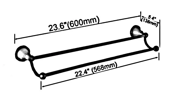 Black Oil Rubbed Bronze Bathroom Accessories Set | Bath Hardware Towel Bar, Soap Dish, Toilet Paper Holder, Robe Hook - mm003