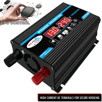

300W 12V to 220V/110V LCD Display Car Power Inverter Converter Charger Adapter Dual USB Voltage Transformer Modified Sine Wave