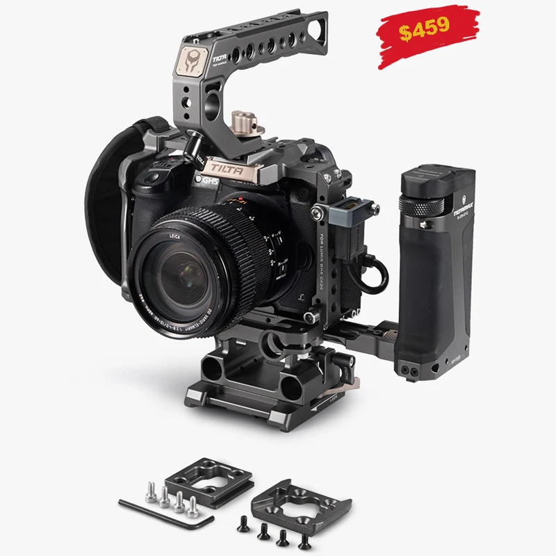 TA-T37-C-G Tilta клетка для Panasonic Lumix GH5/GH5S клетка с верхней ручкой рукоятки комплект GH DSLR клетка установка - Цвет: TA-T37-C-G