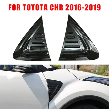 

Trim For Toyota CHR 2016-2019 Fender Cover Black Decorative Replacement ABS
