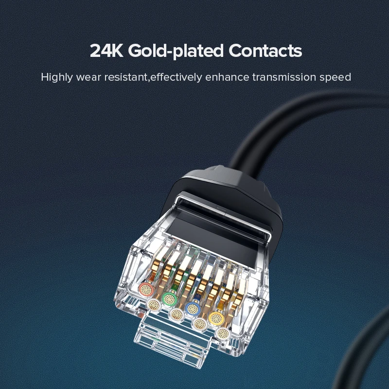 Сетевой Соединительный кабель Cat 8 RJ45 SFTP LAN витая пара проводов поддержка