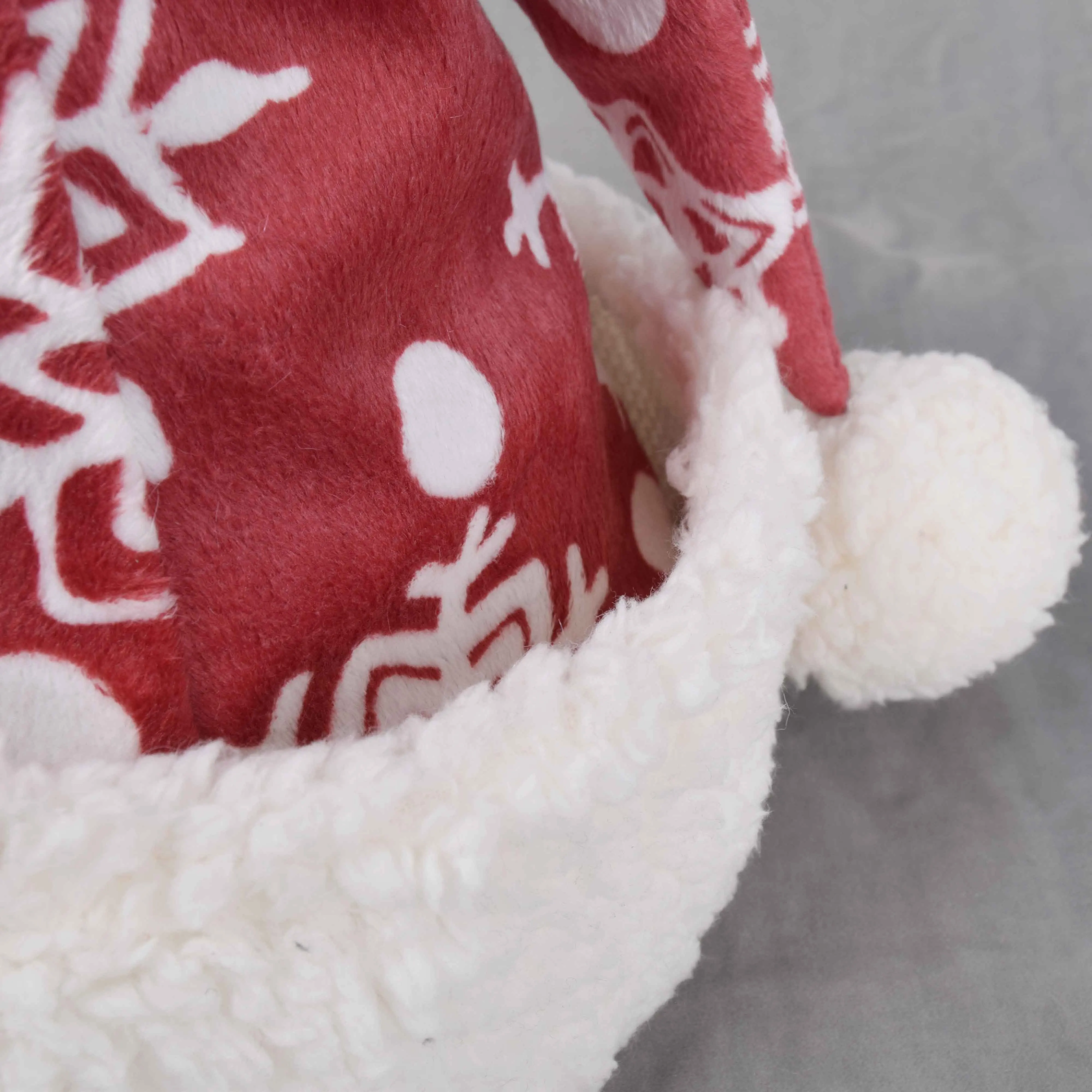 burgundy christmas hat