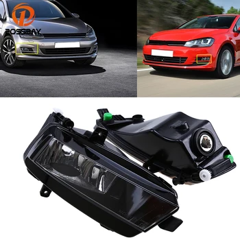 

POSSBAY Car Exterior Replacement Car Lights Covers Fog Light Housing Lens Fit For 2014-2016 VW Golf MK7 5G