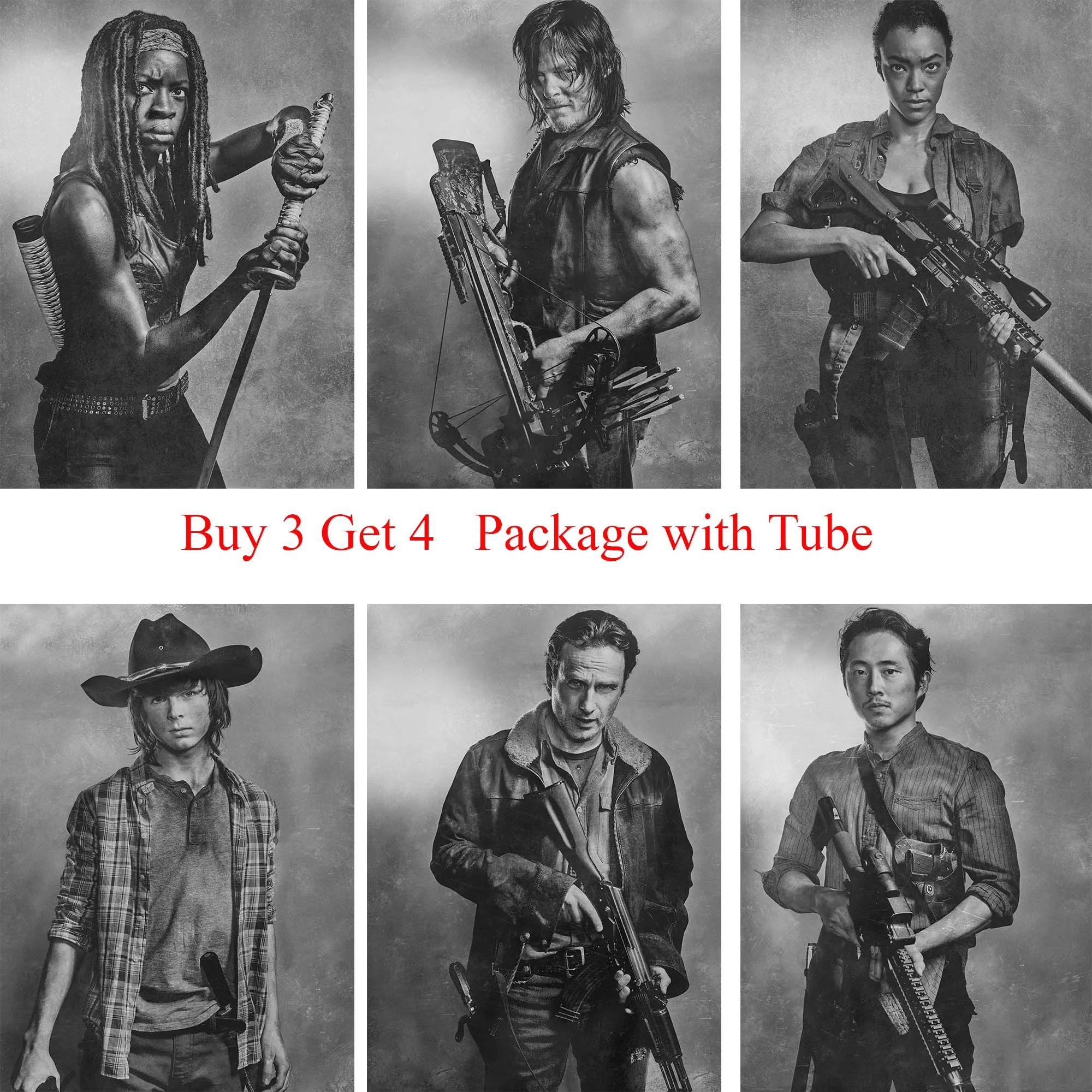 The Walking Dead Posters Livingroom Decoration Wall Stickers | Дом и сад