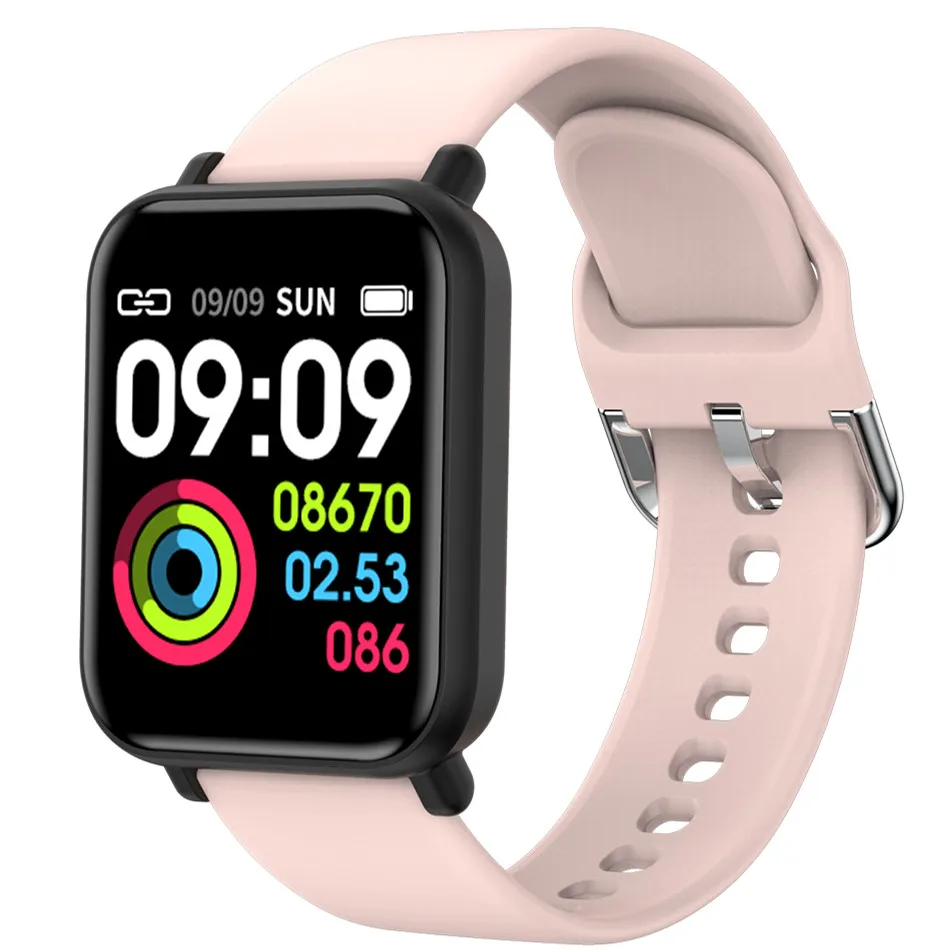 R16 Smart Watch Bracelet Blood Pressure Fitness Tracker Heart Rate Tracker IP68 Waterproof Bluetooth Smart Band Sport Wristwatch - Цвет: Золотой