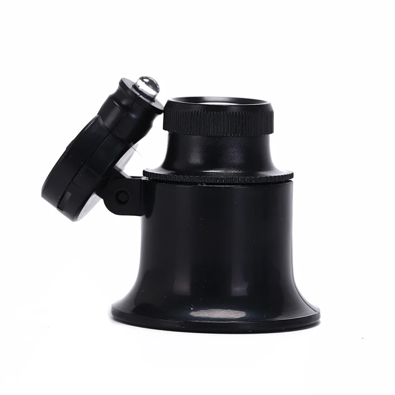 Ювелирные изделия LED Свет 20x лупа для глаз Лупа часовые приборы Монокуляр Стекло