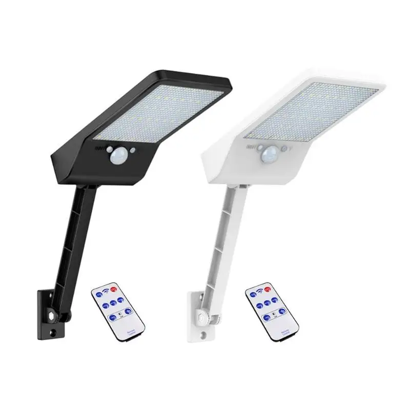 Newest 800 LM  48LED Motion Solar Light PIR Sensor Lamp Outdoor remote control rotate bracket solar street light