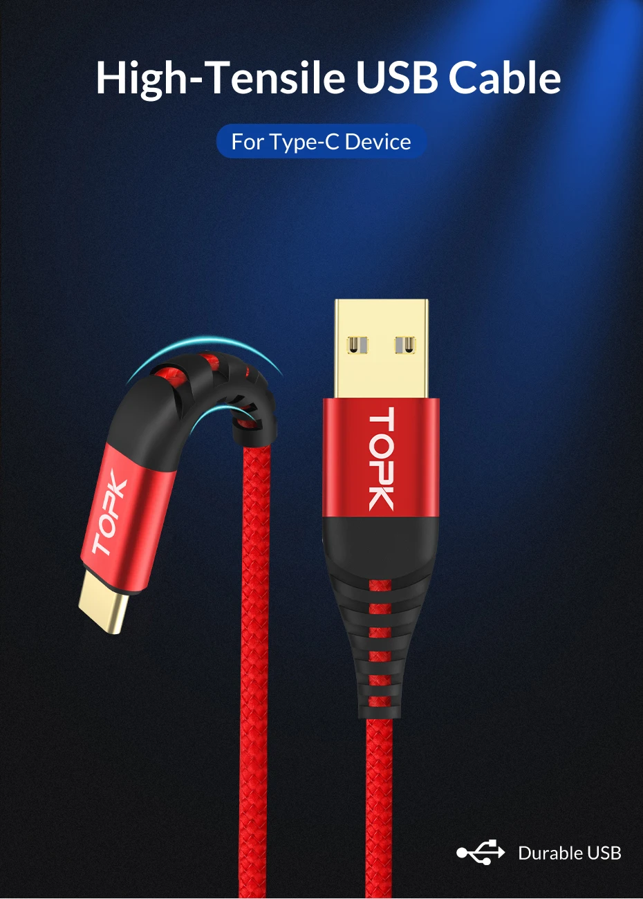 Teamyo [5-Pack] 1 м 2 м usb type C кабель для мобильного телефона USB C кабель 3A быстрой зарядки type C для устройств usb type-C