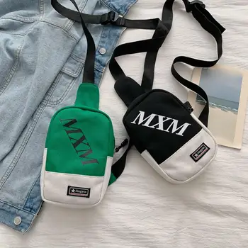

New Fashion Handbags Wear-resistant Fashion Fanny Chest Bag Women Canvas Shoulder Messenger Pack Waist Belt Purse