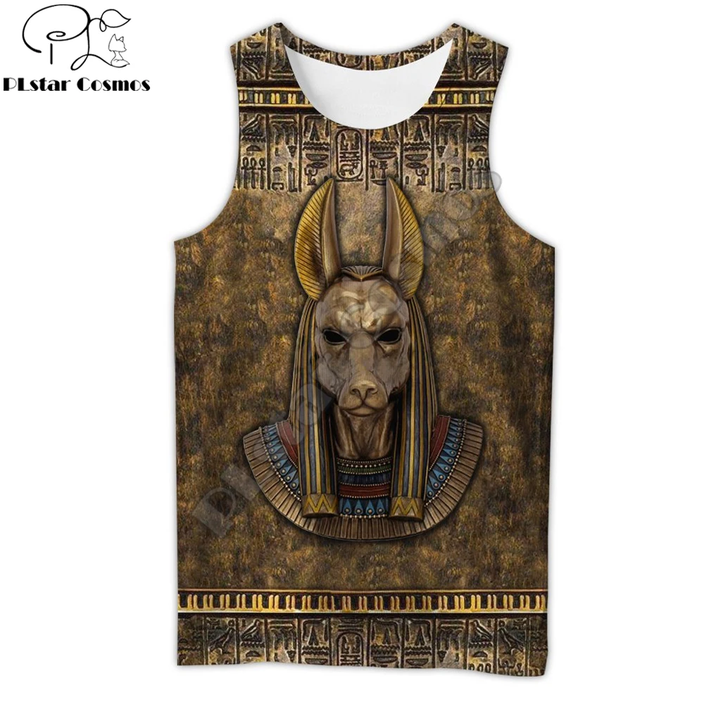 Egypt Tops Tank Tops Tshirt Vest 2023 Summer Men Vest 3d