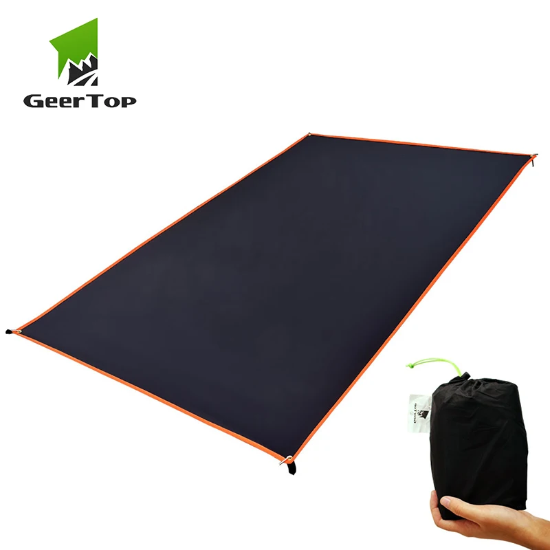 Tanie GeerTop Camping plandeka na namiot Ultralight wodoodporna mata piknikowa powłoka przeciwsłoneczna Mutifunctional Footprint turystyka turystyczna Outdoor