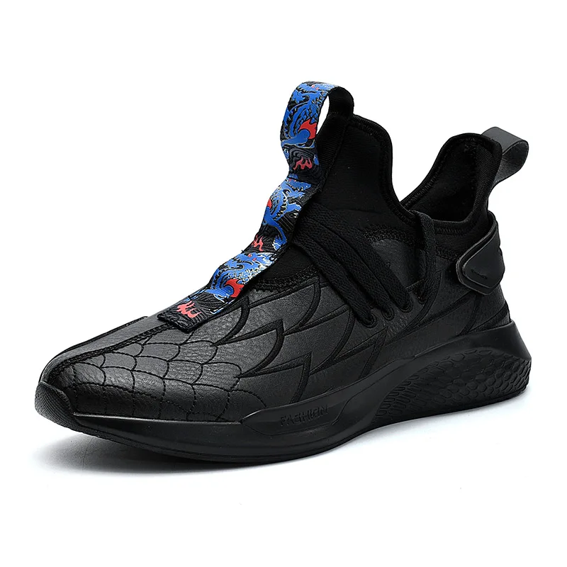 Damyuan Осенняя мужская повседневная обувь мода eva дышащие мужские спортивные кеды для бега Zapatos De Hombre черная прогулочная обувь - Цвет: Черный