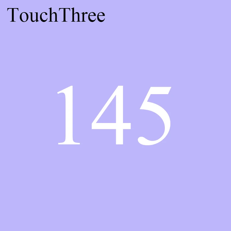 145 Touchthree на выбор, Цветной Художественный маркер на спиртовой основе, двойная головка, маркерная кисть для рисования, ручка для художника, школьные товары для рукоделия - Цвет: 145