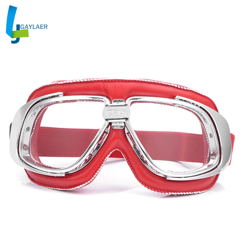 NEW Motorcycle Vintage Goggles Pilot Motorbike Scooter Biker Glasses Helmet Steampunk | Автомобили и мотоциклы