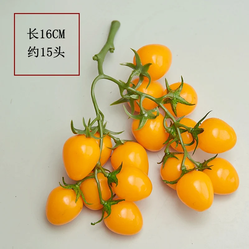 Simulation fruit model props saint fruit tomato tomato home model cabinet decoration - Цвет: 1pcs