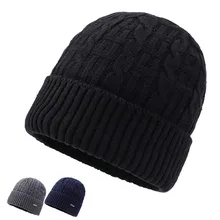 Зимняя мужская шапка, зимний ярлык с буквами, бархатная Толстая вязаная шапка для мужчин и женщин, уличная теплая утолщенная Повседневная дизайнерская мужская шапка