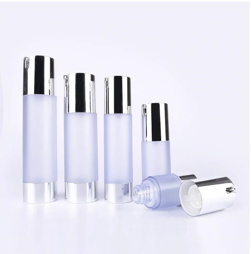 15ml-frosted-airless-bottle-with-uv-silver-pump-and-bottomlotion-bottle-used-for-cosmetic-container