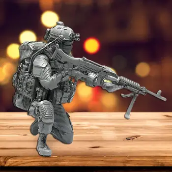 

YUFAN 1/35 Modern American Special Forces D Resin Soldier Kits Unmount Model AH-04 Model cm Figure Epoxy Resin Toy Static 5 N5T5
