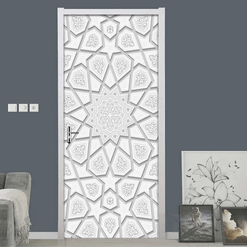 papel de parede 3d para porta adesivo 02