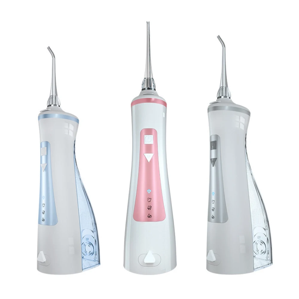 

Oral Irrigator USB Rechargeable Water Portable Dental Water Jet 300ML Water Tank Waterproof Teeth Cleaner