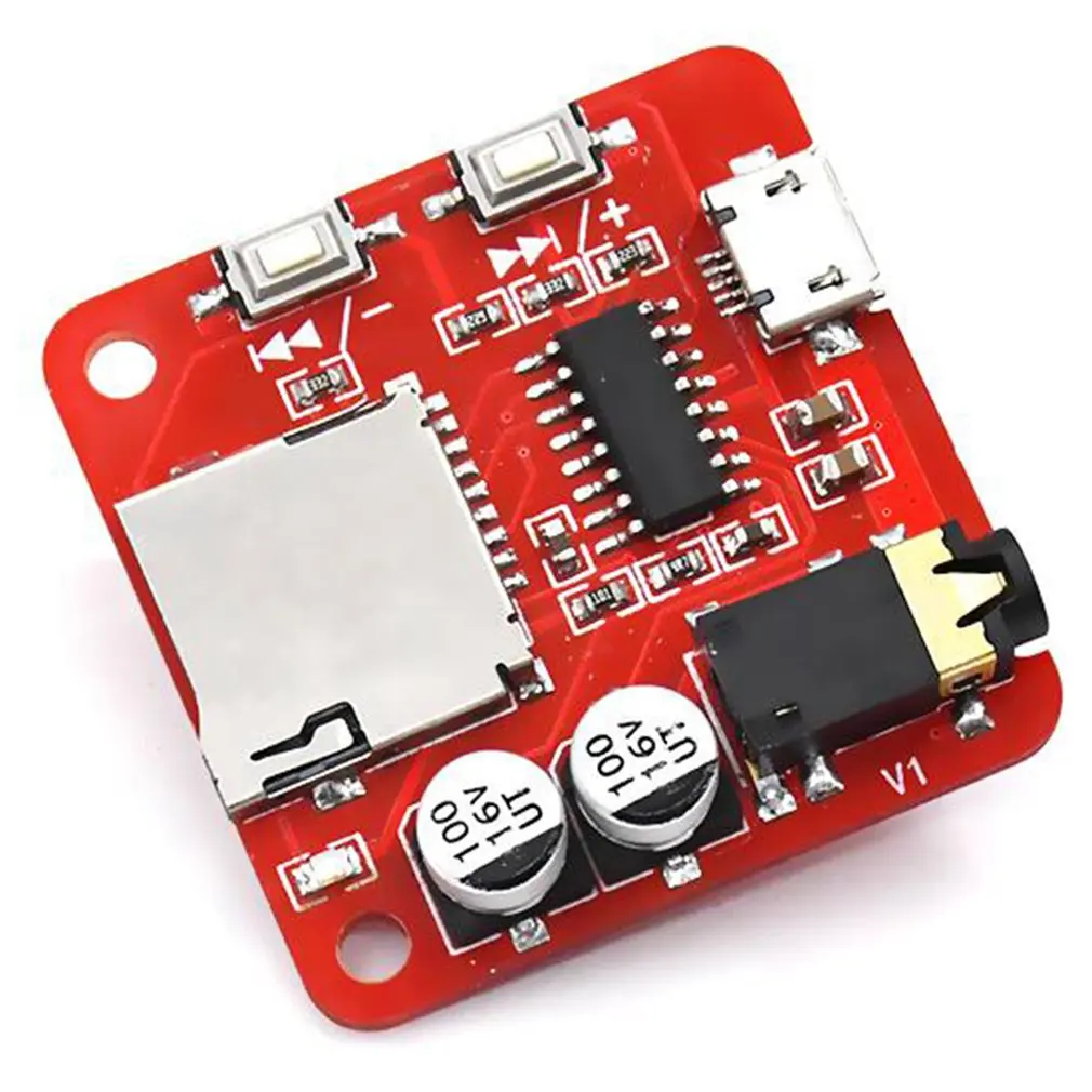 

XH-A261 Micro USB Decoder Board 3.5mm Audio Output TF Card Preamp Amplifier Board Player MP3 Radio Decoder Board DC 5V B9-005