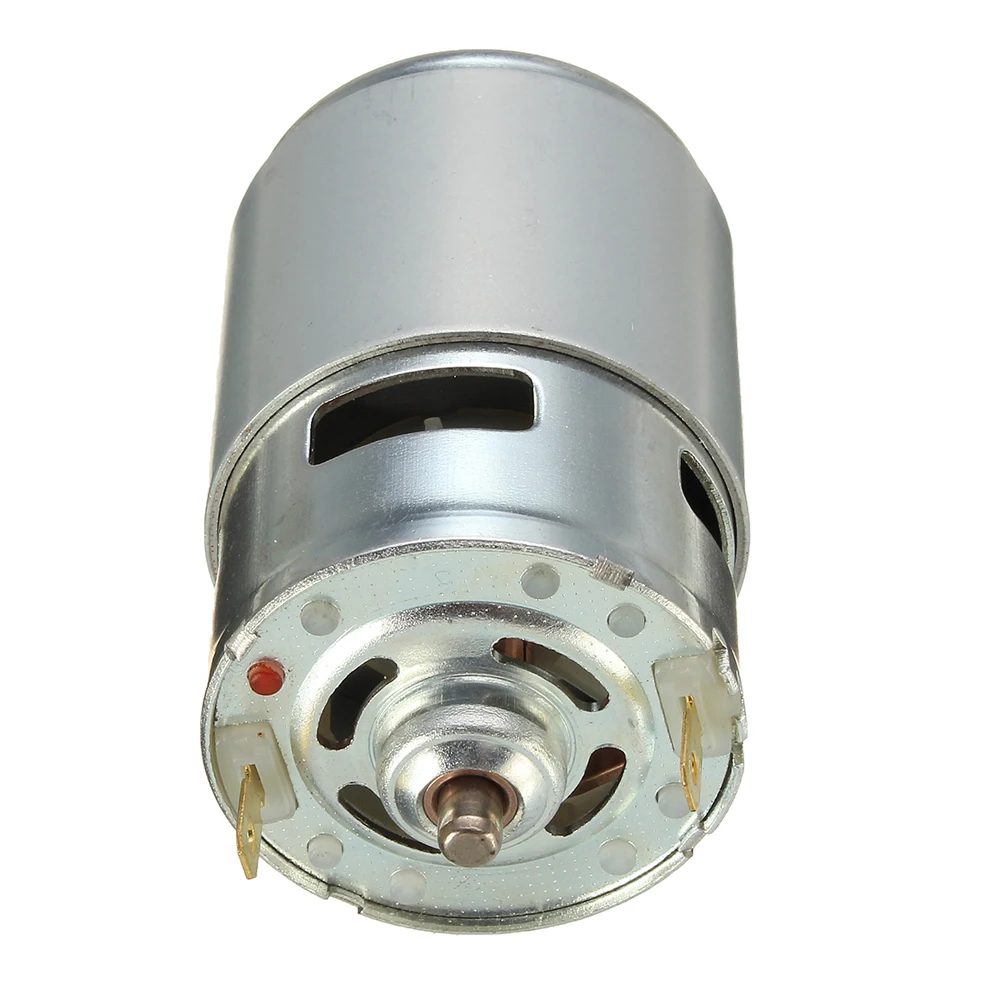 775 DC мотор-редуктор постоянного тока 12 V-36 V 3500--9000 об/мин шариковый подшипник