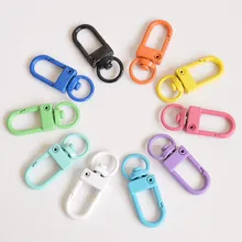 10pcs Lobster Clasp Clips Color Paint Keychain Hook fit Split Ring Clasp For Christmas Halloween DIY Jewelry Keychains Making 10pcs Lobster Clasp Clips Color Paint Keychain Hook fit Split Ring Clasp For Christmas Halloween DIY Jewelry Keychains Making