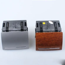 Для VW Passat Lingyu приводная цепь пепельница подлокотник коробка Задняя пепельница цилиндр Вишня Деревянная сетка задний ряд пепельница 2006-2008