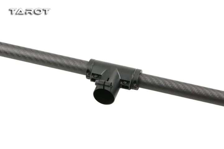 

Hot Tarot CNC T Shape Collar Mount 25mm Shock Absorber /Quick Release Landing Gear Skid Tripod Carbon Fiber Bottom Tube Kit TL96