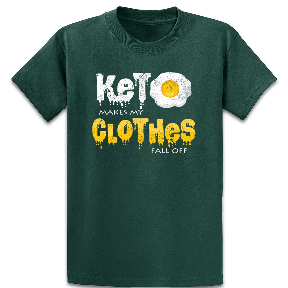 Keto Makes My Clothes Fall Off Ketogen Present T Shirt Cute Basic Cotton Natural Pictures Knitted Euro Size S-5xl Shirt