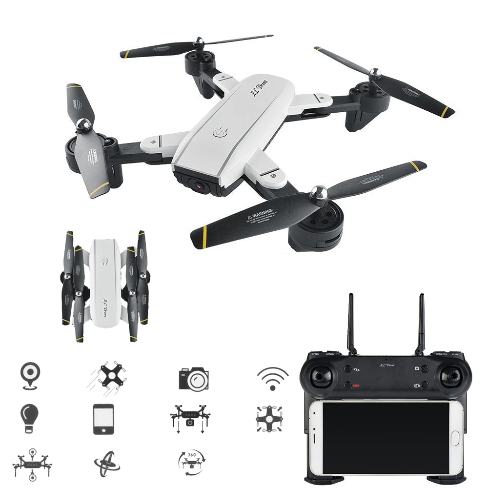 

SG700 RC Foldable Selfie Drone Quadcopter Helicopter With Wifi FPV Camera Altitude Hold Headless Gesture Control Dron vs E58 E11