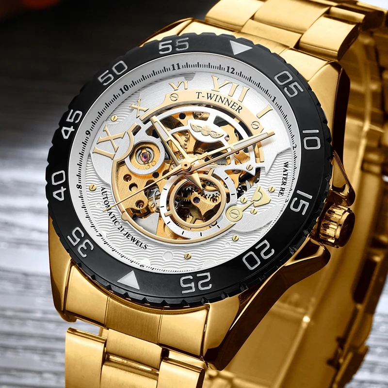 Men Watch Top Brand Luxury Automatic Mechanical Watch Men Full Steel
