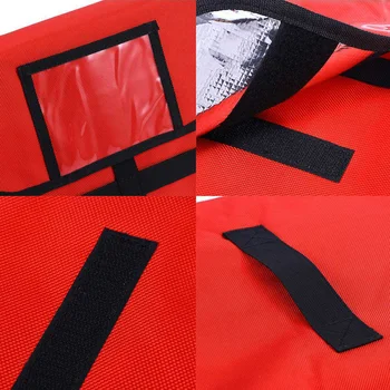 

11 Inches Holder Wear Resistant Food Storage Insulated Container Pizza Delivery Bag Portable Ergonomic Fresh Picnic Waterproof