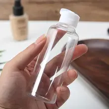 Flacons vides en Plastique 60ml/75ml/80ml/100ml/120ml, pour crème de maquillage, Lotion pour liquide, bouchon à rabat Vide, P1J4