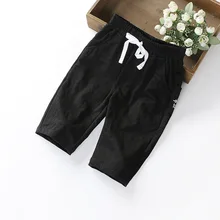 Летние крутые Хлопковые Штаны из Tencel для мальчиков детские универсальные шорты 100-140