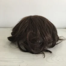 Tsingtaowig, мужской парик Мужская система волос может быть отправлена немедленно