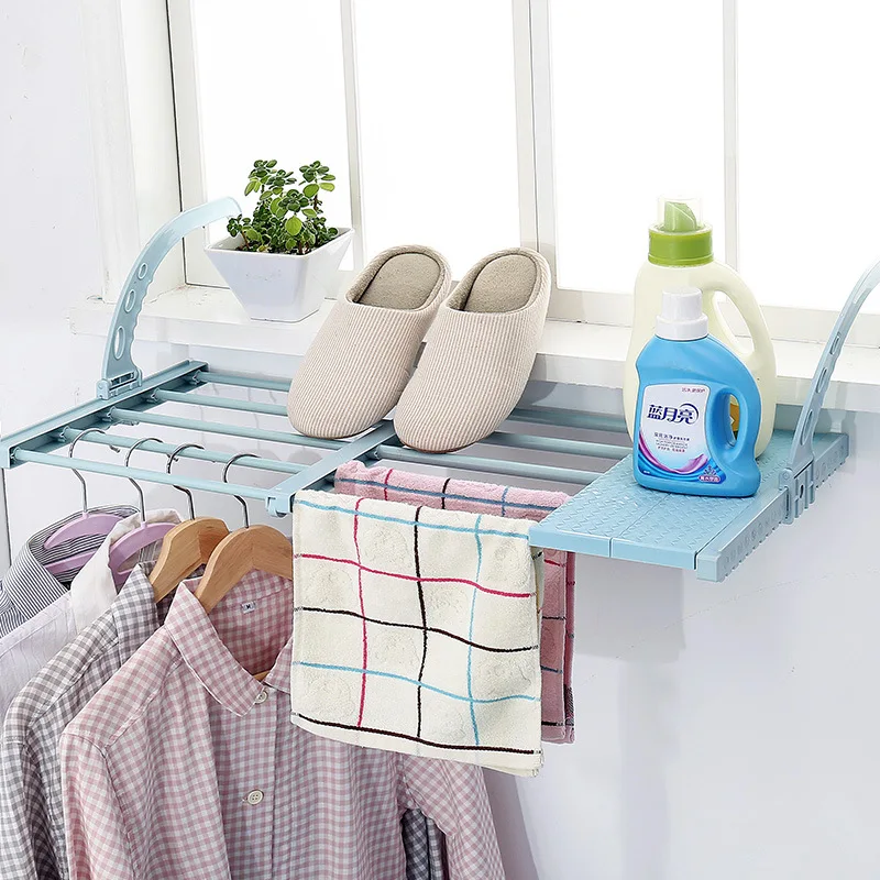 Multifunction Balcony Radiator Dryer Home Hanging Shelf Adjustable Fence Hook Clothe Dryer Towel Ho