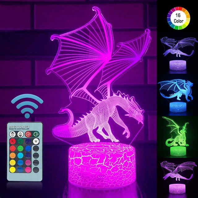 3D Illusion Stitch Night Light with Remote Control and Smart Touch Room  Decor Lamp Birthday Valentine's Day Christmas Gifts - AliExpress