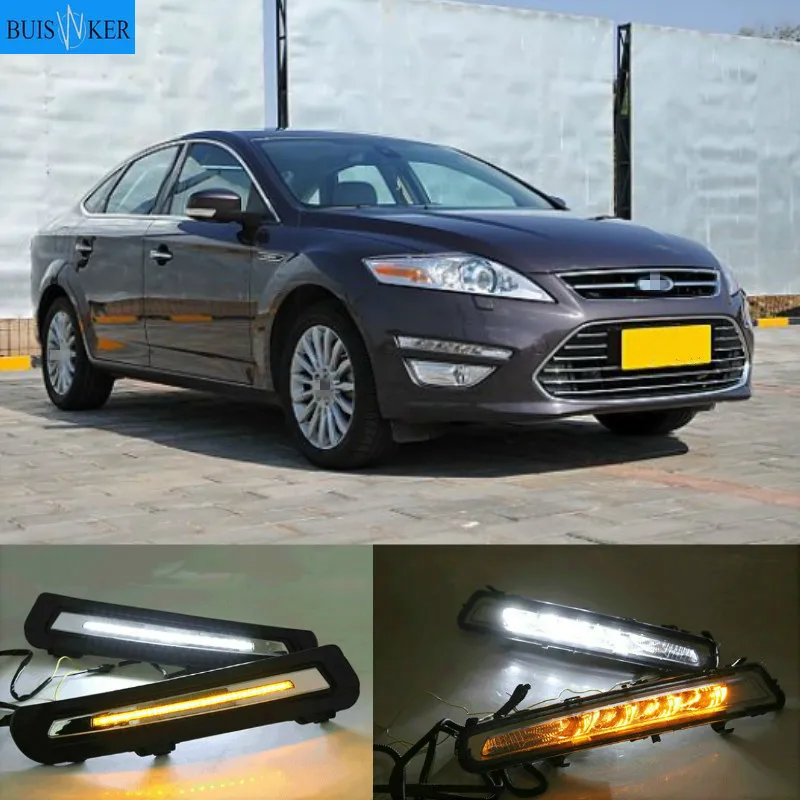 DRL Вождения освещают светильник противотуманная фара реле 12V Дневной желтый