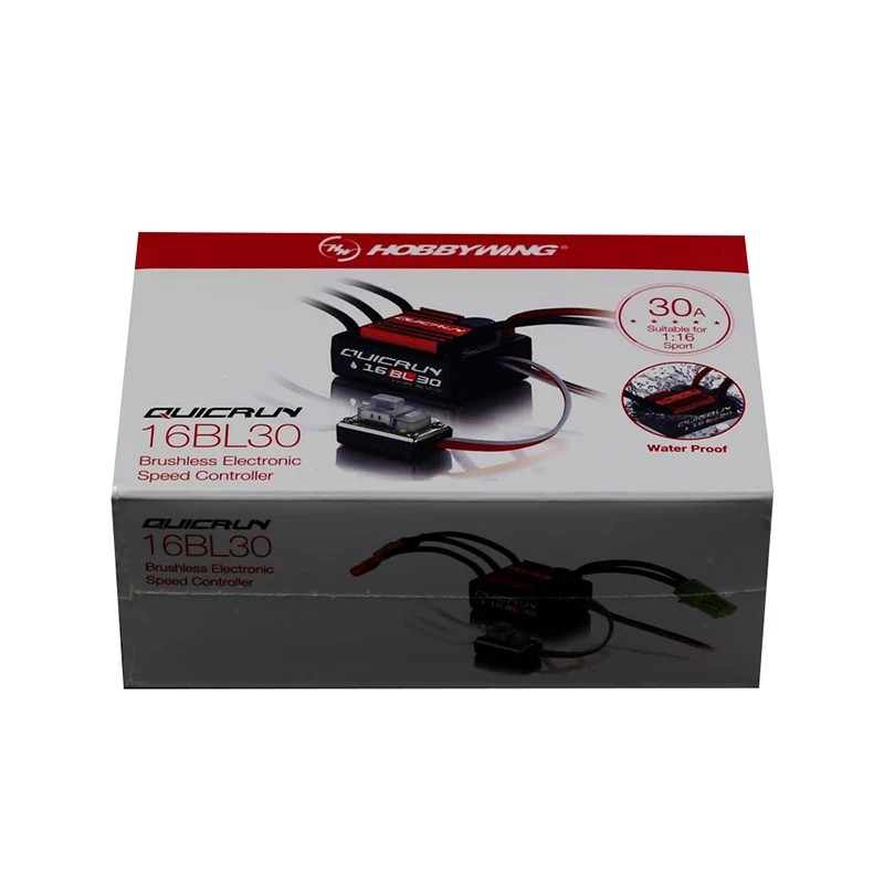 Details about   Hobbywing Quicrun WP Waterproof 16BL30 BL ESC 30A 1/18 1/16 NEW FREE US SHIP 