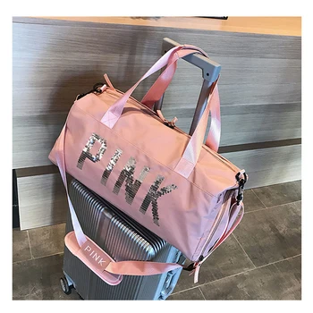 

KEENPACK 2020 New Travel Duffel Fashion Nice Material Nylon Bag Yoga Sport Bags Fitness Bag Waterproof Shoe pocket