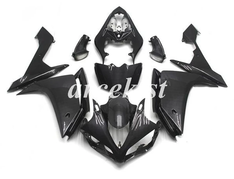 

Top Injection Mold New ABS Motorcycle Full Fairings Kit Fit for YAMAHA YZF-R1 2007 2008 07 08 bodywork set all black